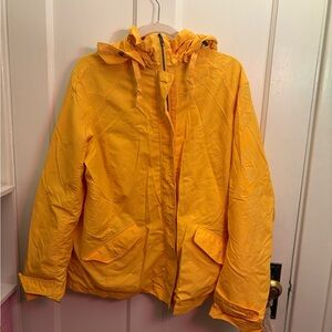 Lands End Women’s Large Yellow Raincoat